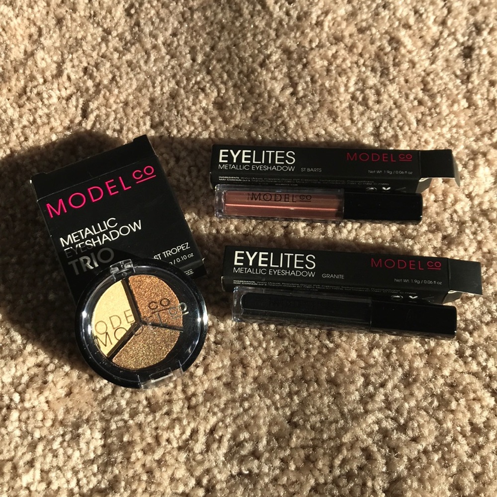 Model Co eyeshadows